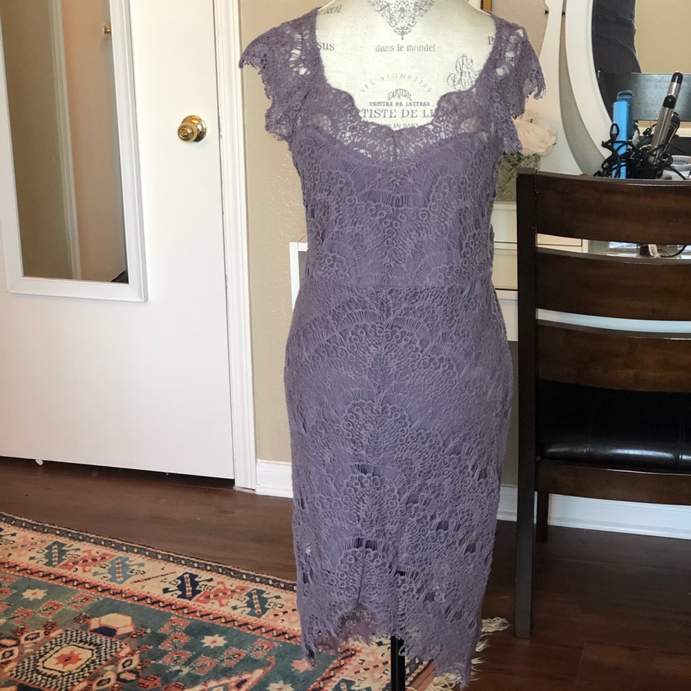 free people Purple lace dress